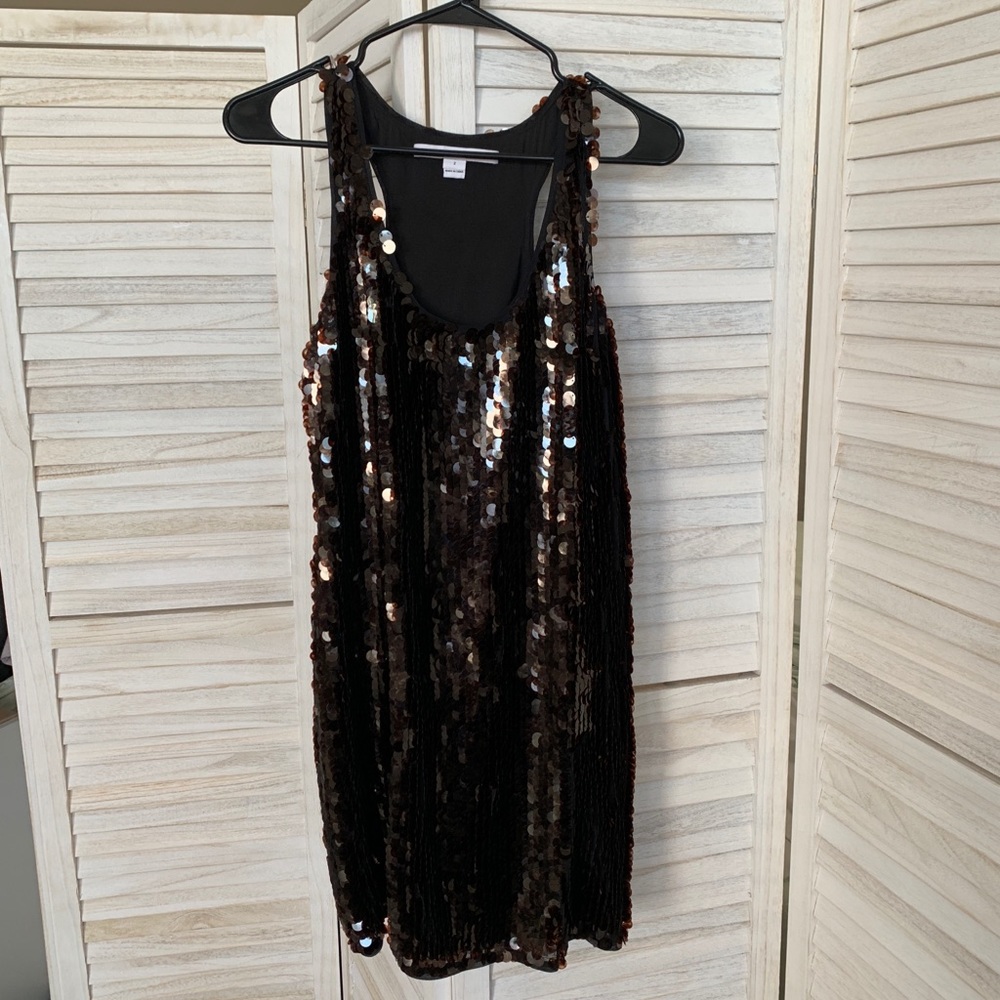 DVF sequin dress size 2